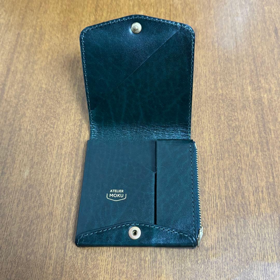 5周年特別仕様]小さく薄い財布SAKU ver.3 Plus Rugato 緑