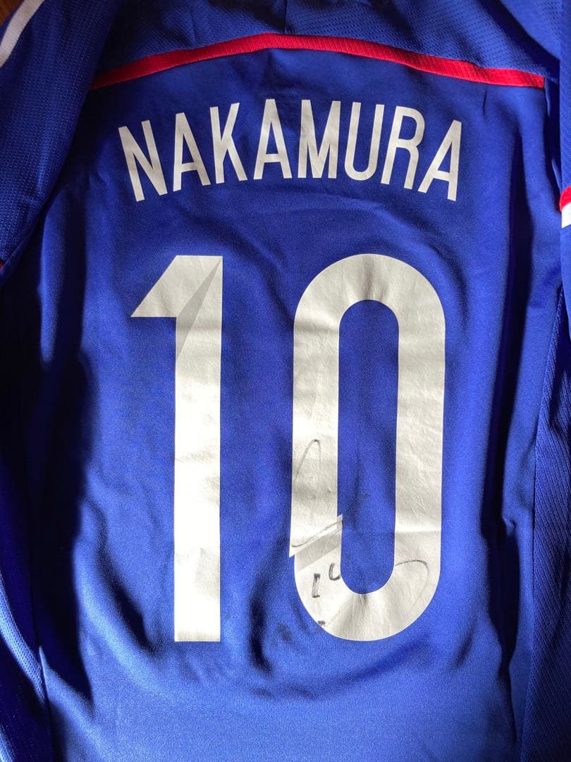 「サイン入り」 中村俊輔 横浜Fマリノス レプリカユニフォーム （Oサイズ）