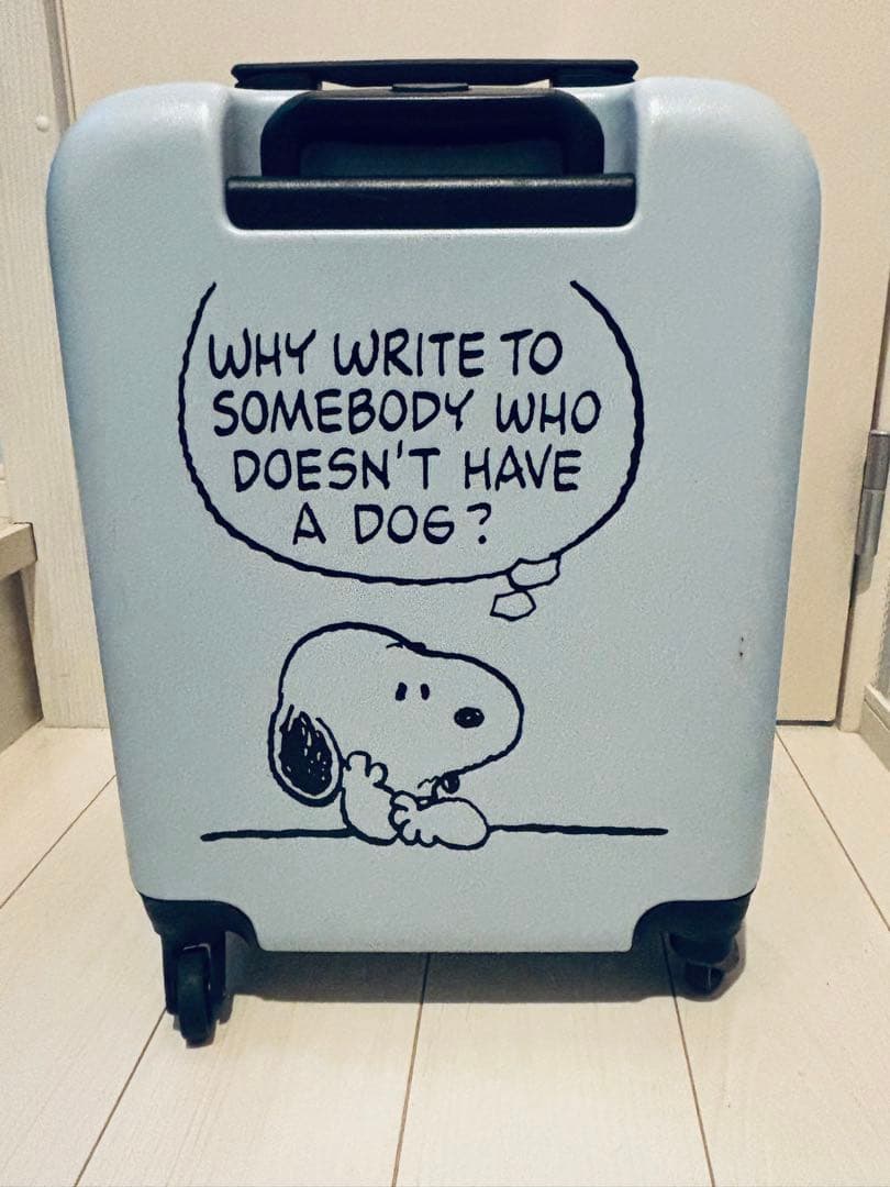 PEANUTS スヌーピー キャリーケース　フロントオープン　拡張機能付