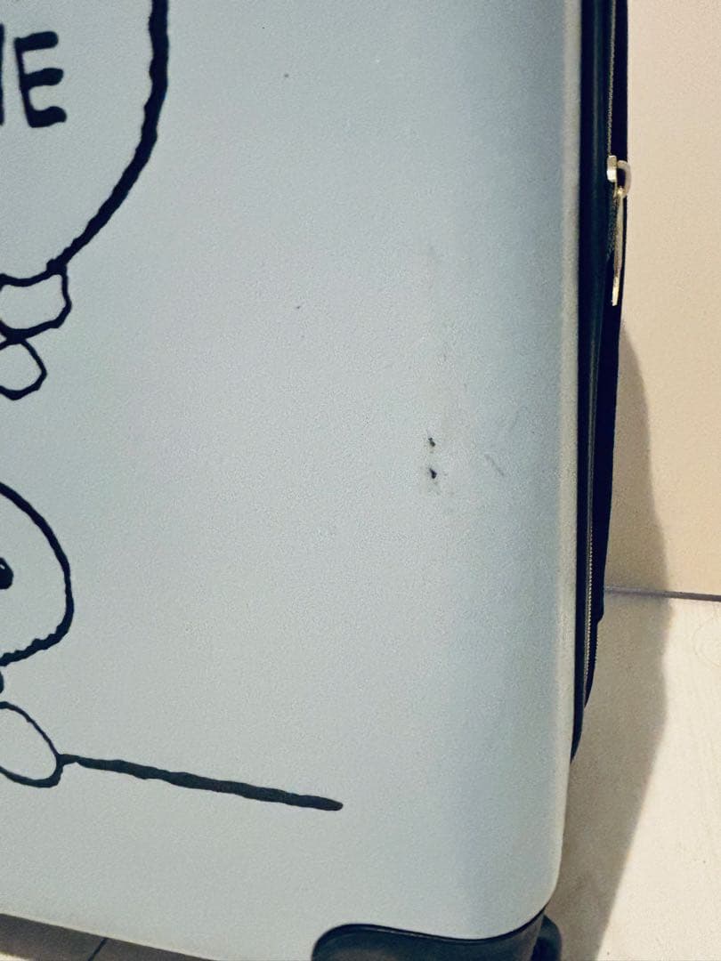 PEANUTS スヌーピー キャリーケース　フロントオープン　拡張機能付