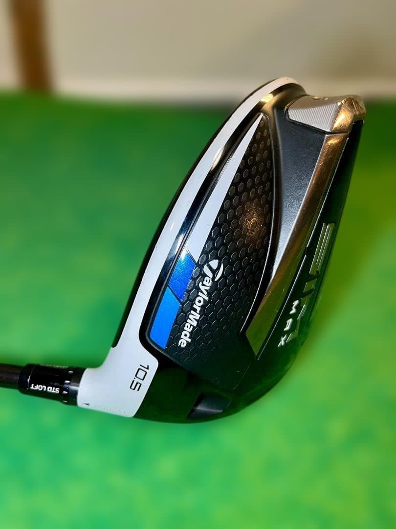 【TaylorMade SIM MAX ドライバー10.5°S ヘッドカバー付】