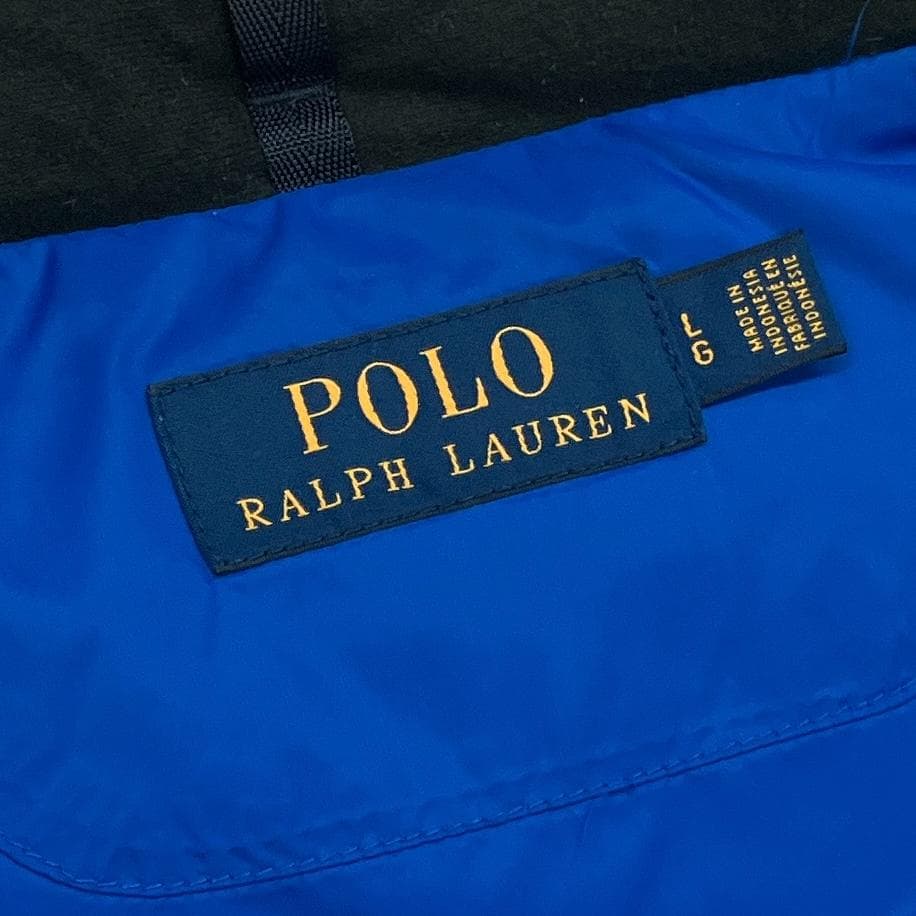 極美品 ポロラルフローレン ダウンベスト ネイビー 刺繍ビッグポニー L 50