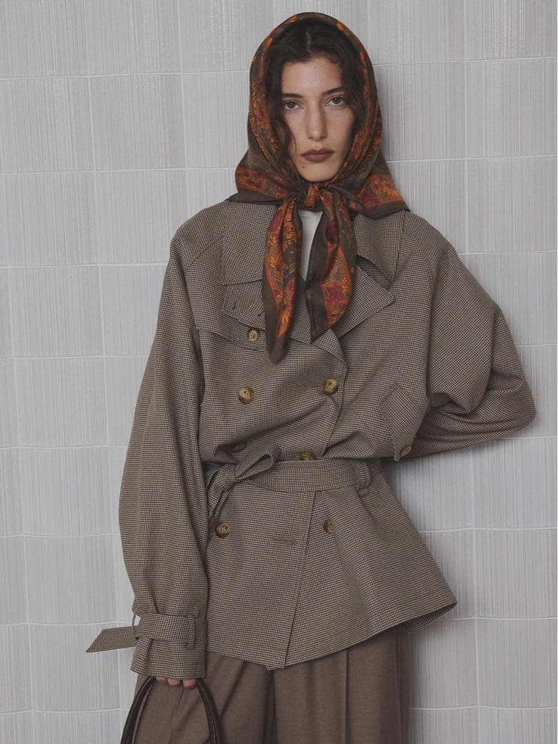 新品 AMERI DADDY MIDI TRENCH COAT タグ付き