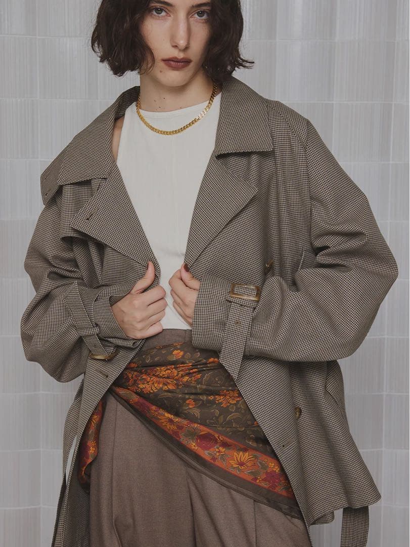 新品 AMERI DADDY MIDI TRENCH COAT タグ付き