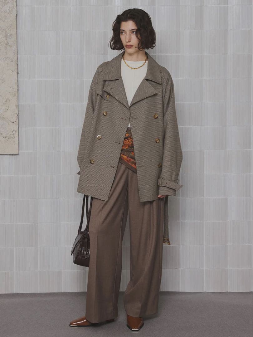 新品 AMERI DADDY MIDI TRENCH COAT タグ付き