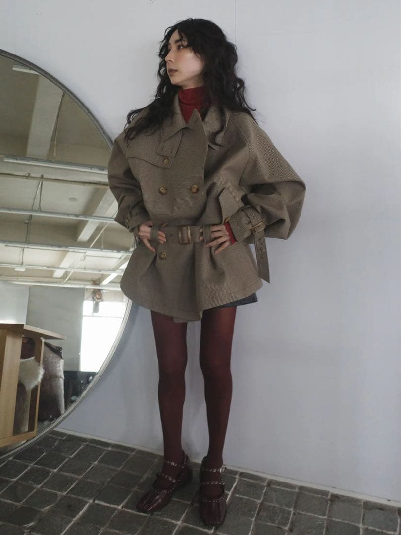 新品 AMERI DADDY MIDI TRENCH COAT タグ付き