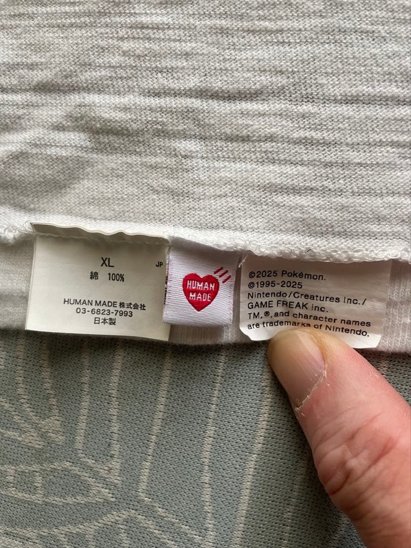 HUMAN MADE ピカチュウ Tシャツ