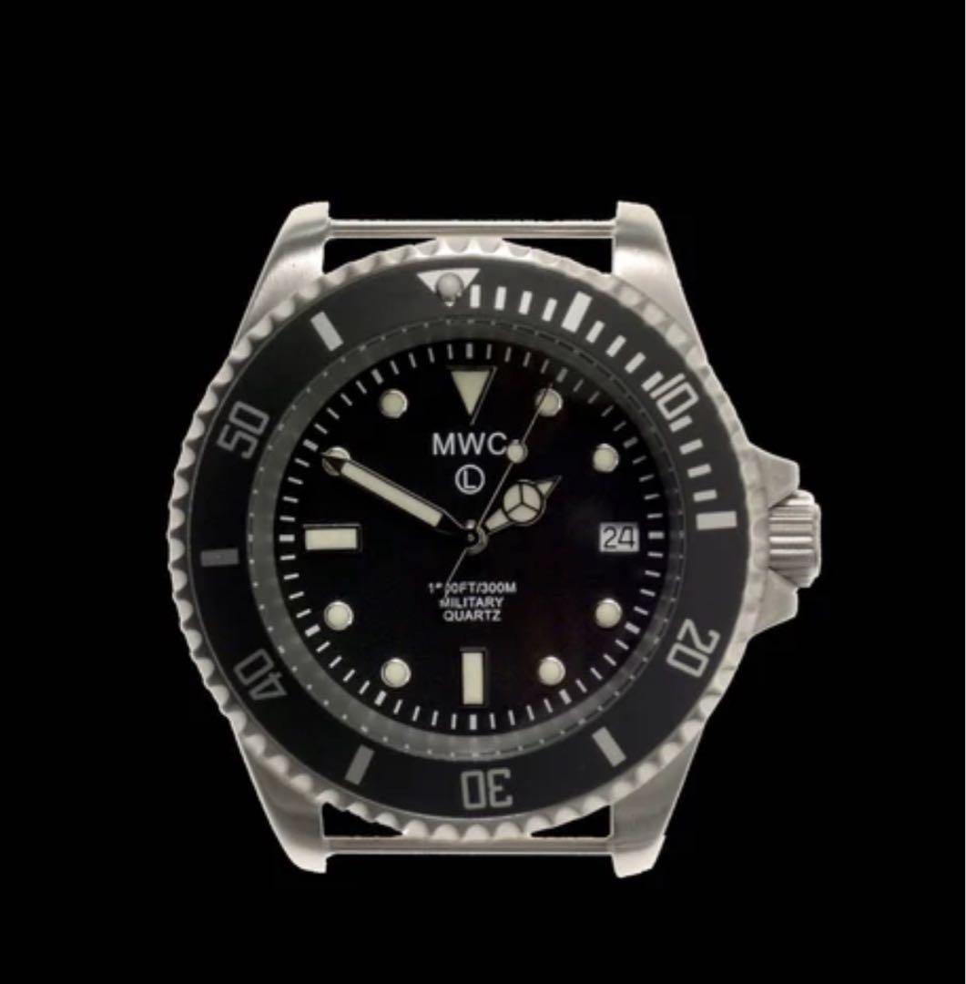 z*k様 美品 MWC ステンレス Steel クオーツ ミリタリーダイバーズウ