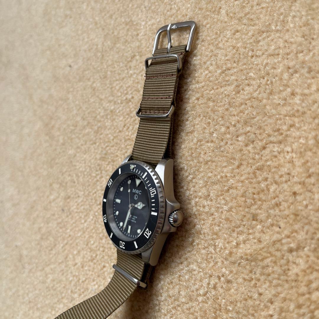z*k様 美品 MWC ステンレス Steel クオーツ ミリタリーダイバーズウ