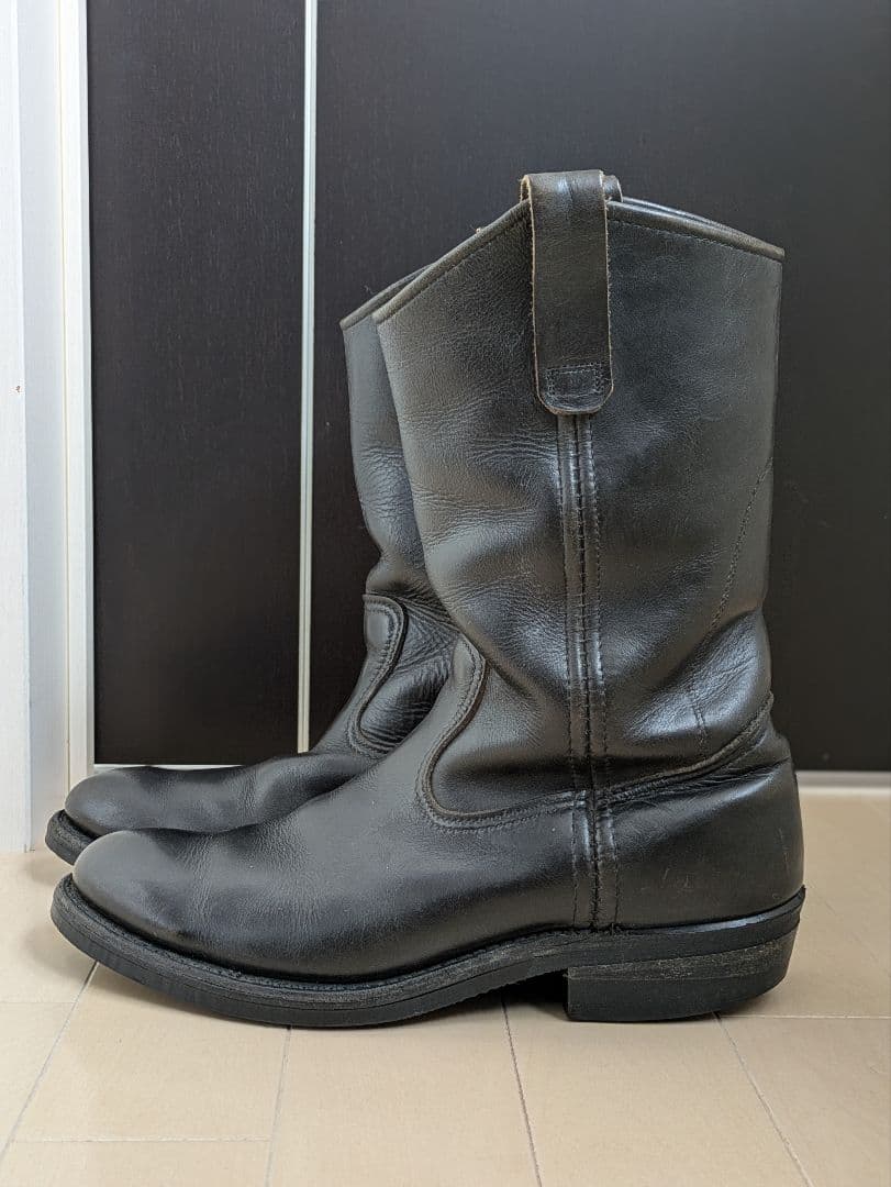レッドウィング REDWING レザー ウエスタンブーツ 黒