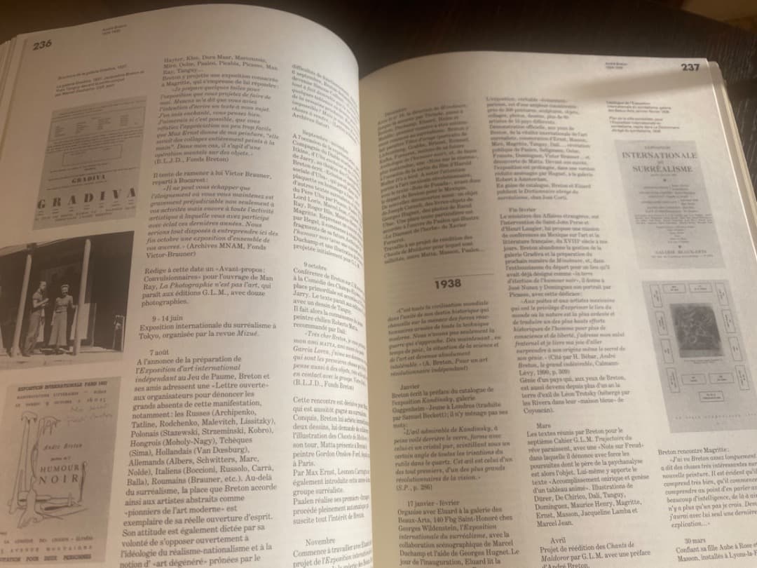 アンドレ・ブルトン回顧展「痙攣的な美」　図録