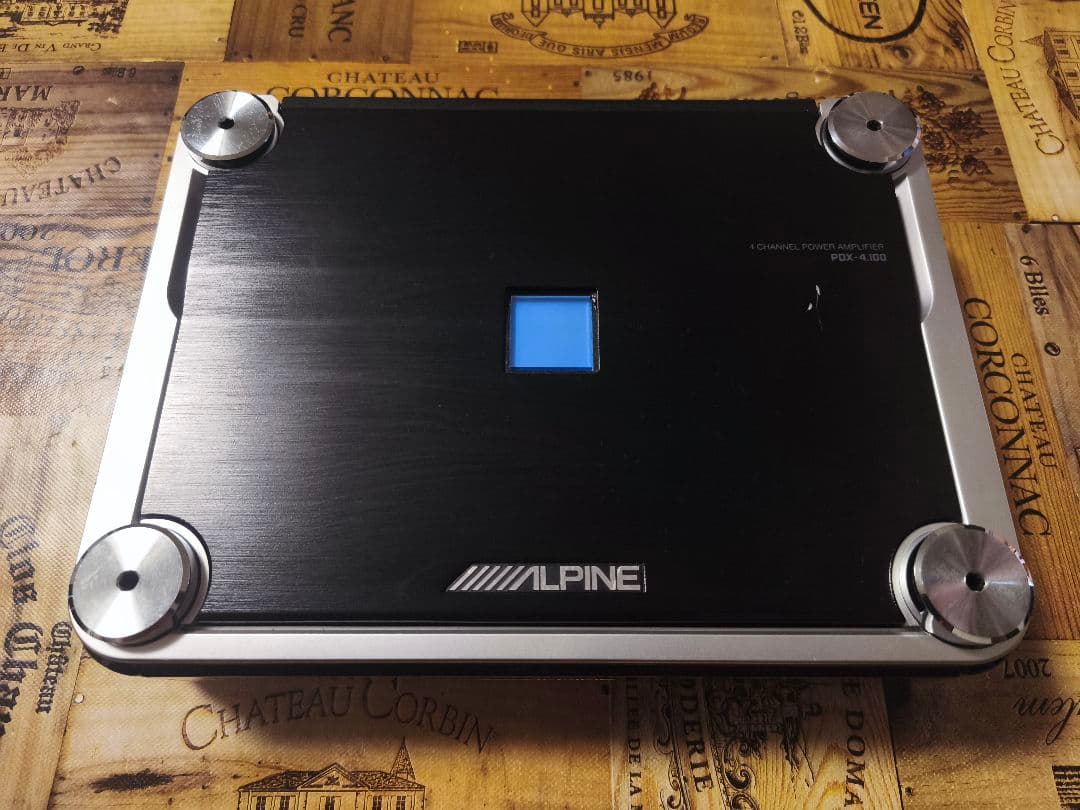 ALPINE 100w×4chパワーアンプPDX-4.100☆接続カプラー2ヶ付
