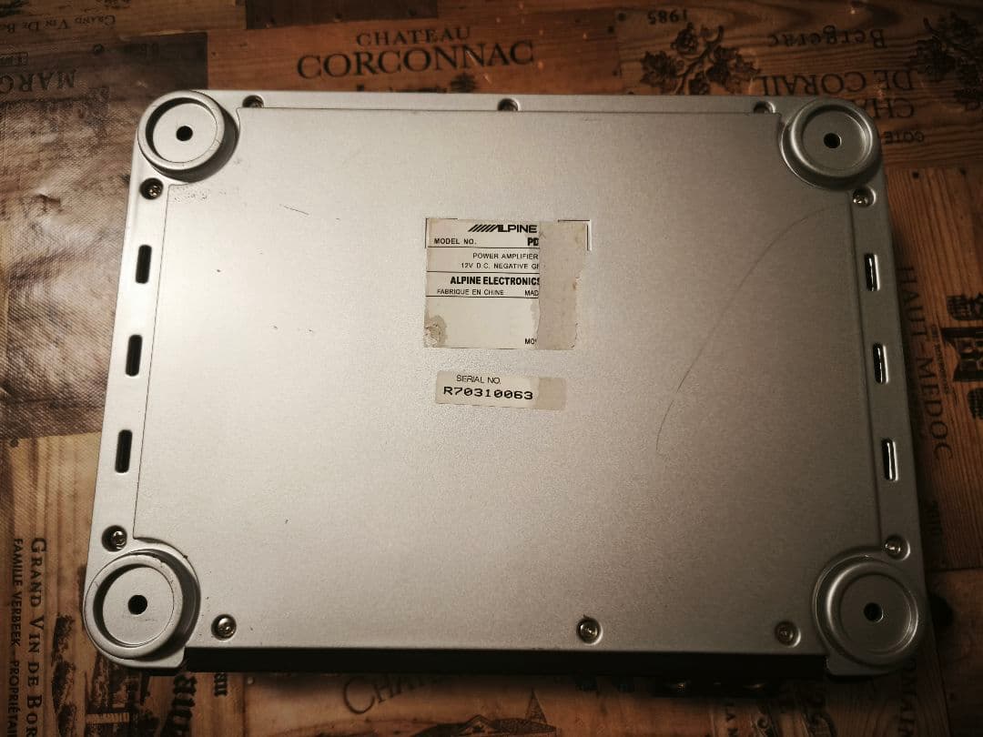 ALPINE 100w×4chパワーアンプPDX-4.100☆接続カプラー2ヶ付