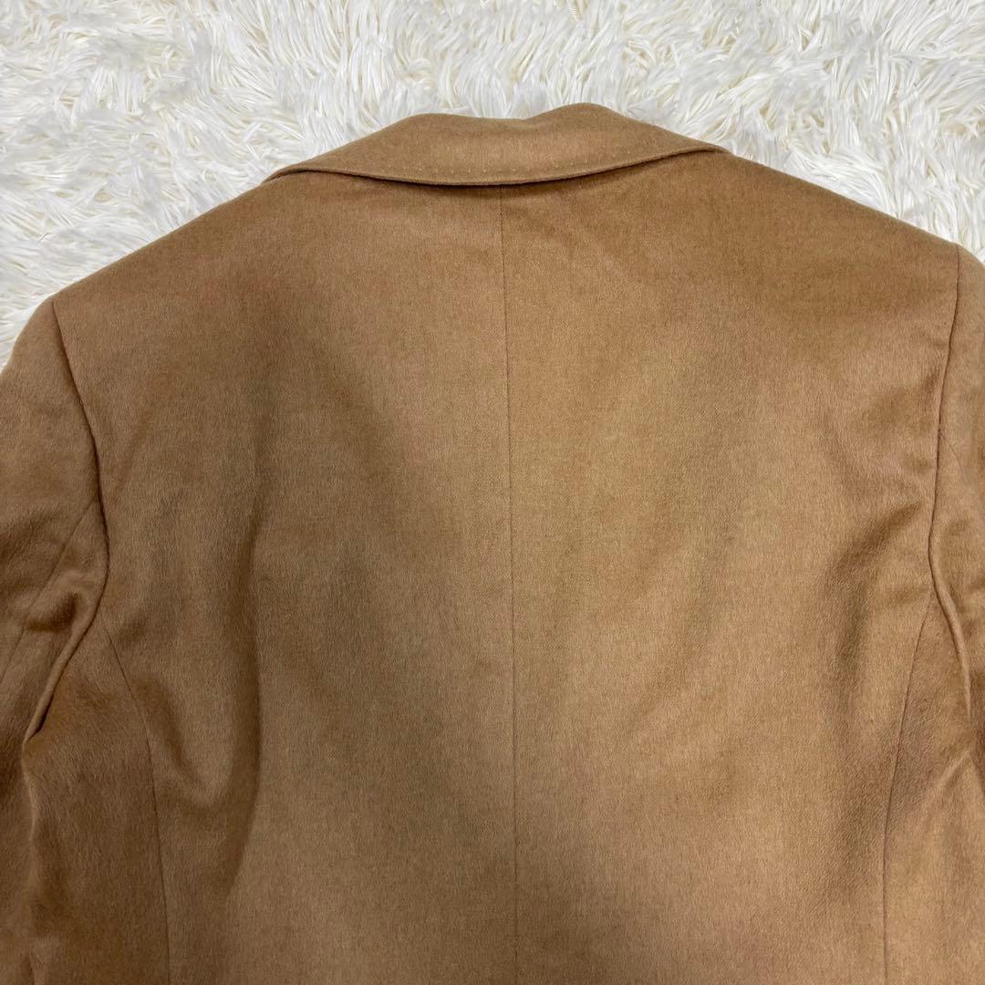 美品✨マックスマーラ✨白タグ✨テーラードジャケット✨キャメル100%最高級 XL