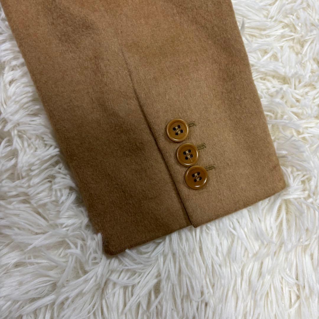 美品✨マックスマーラ✨白タグ✨テーラードジャケット✨キャメル100%最高級 XL