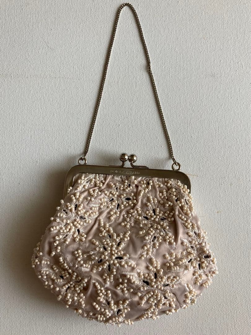 1990年代　Dolce & Gabbana ビーズ刺繍 クラッチバッグ