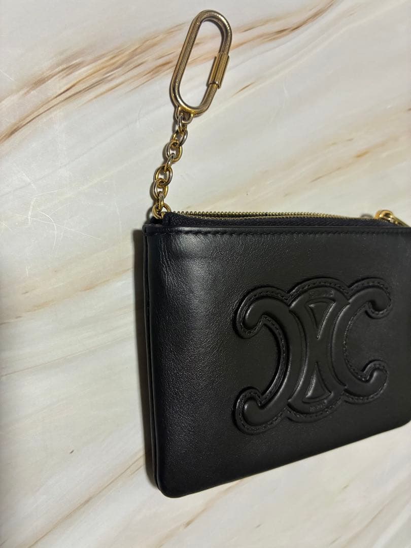 CELINE トリオンフ ブラック ケース