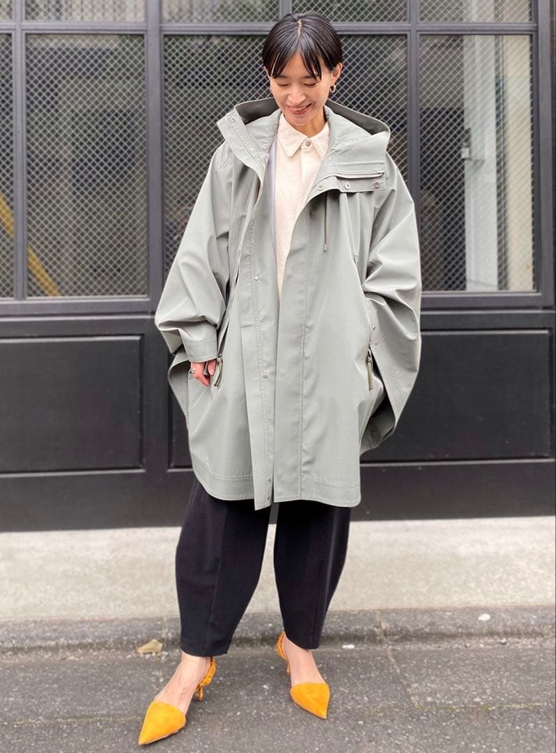 スタニング　Rウーステッドポンチョコート