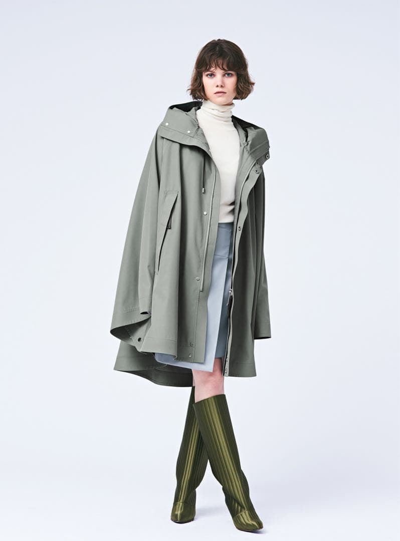 スタニング　Rウーステッドポンチョコート