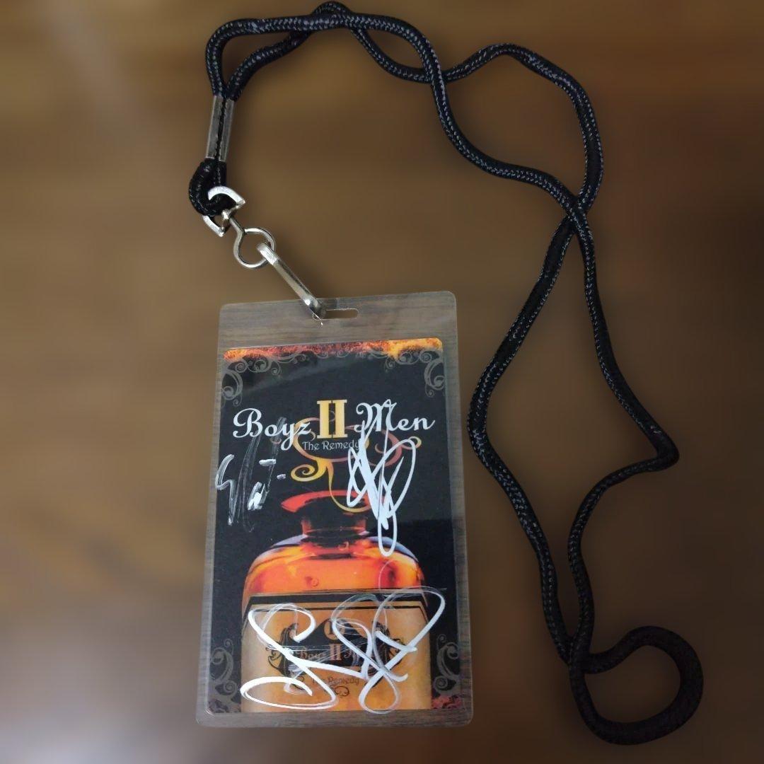 Boyz II Men VIPパス 直筆サイン入り