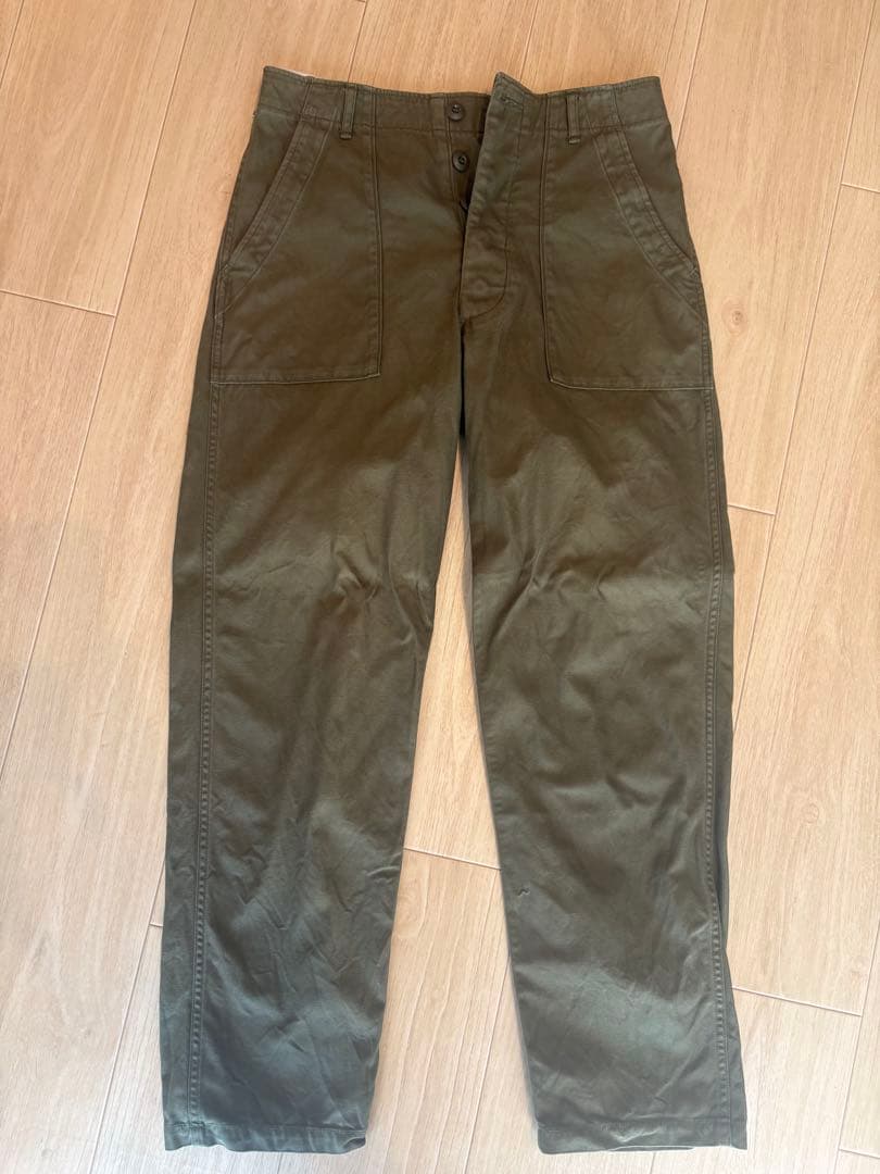 CIOTA（シオタ）スビンコットン バックサテン ベイカーパンツ