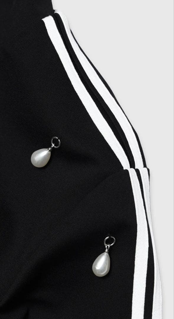 【大値下げ】JOSEMOON JERSEY パールジャージ38サイズブラック