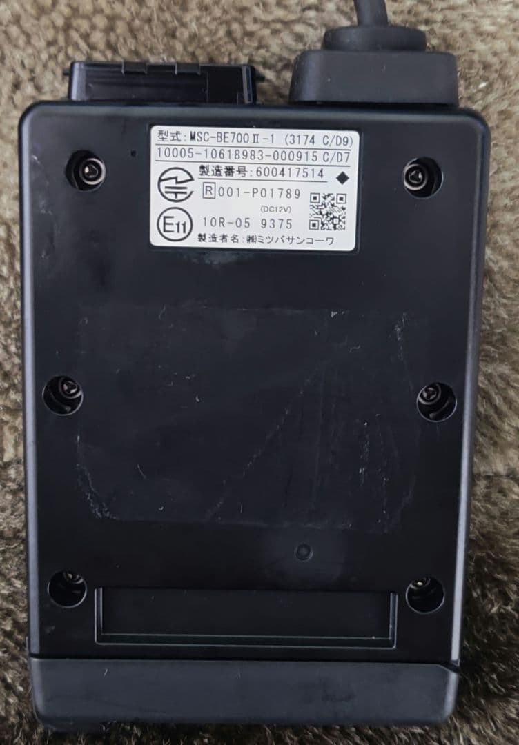 2輪車 ETC車載器 BE700　中古