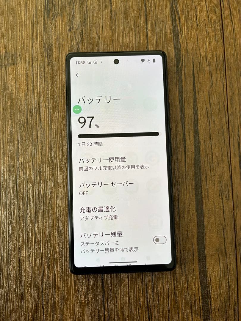 コスパ最強　Google pixel 6a 128GB チャコール　SIMフリー