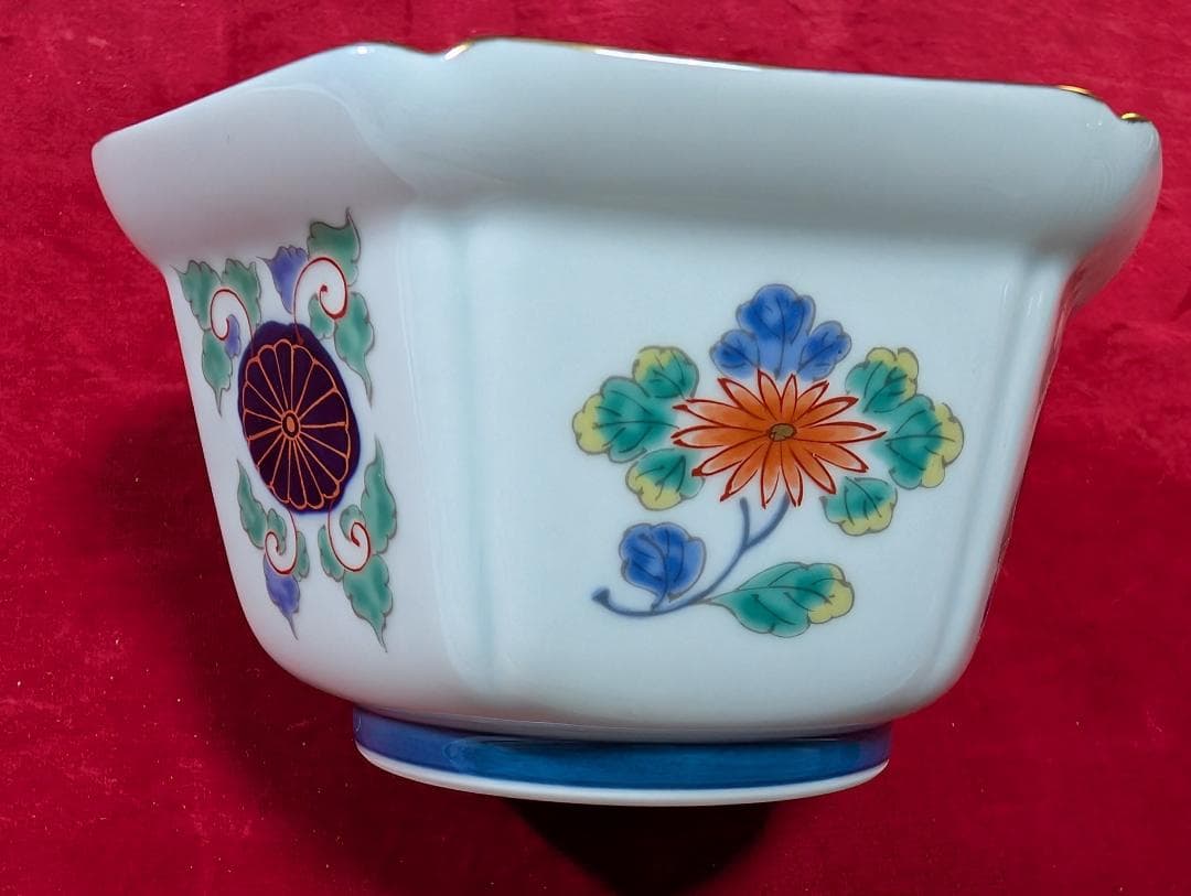 幸楽窯　錦山水　小鉢　中鉢　5客