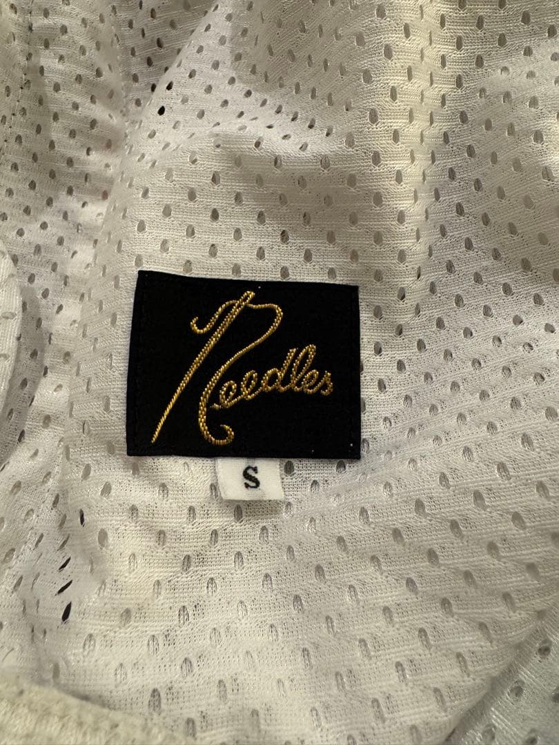 【美品】needles ニードルストラックパンツ ホワイト×パープル