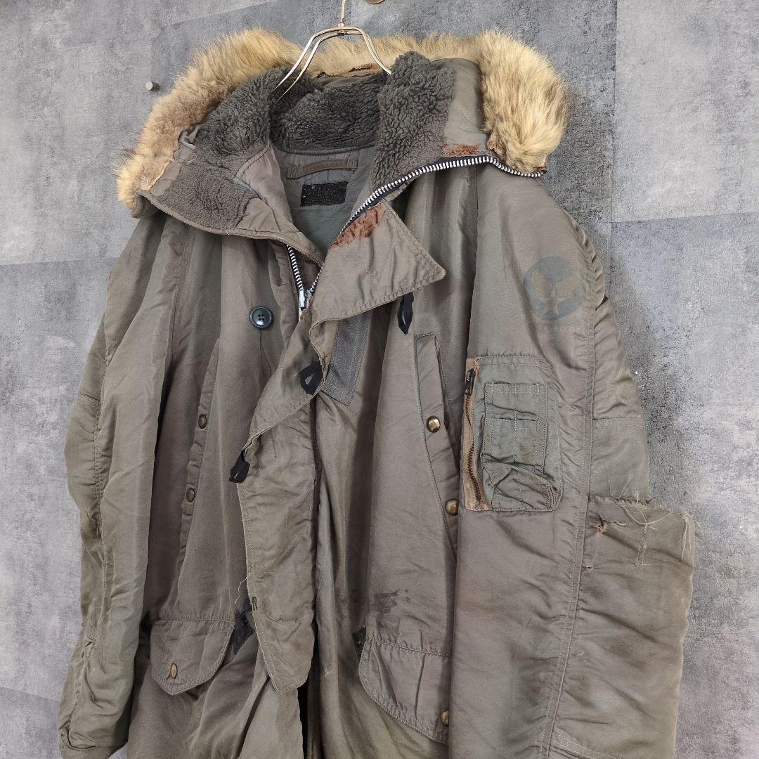 【激レア】60s フライトJK ミリタリージャケット N-3B アルミジップ