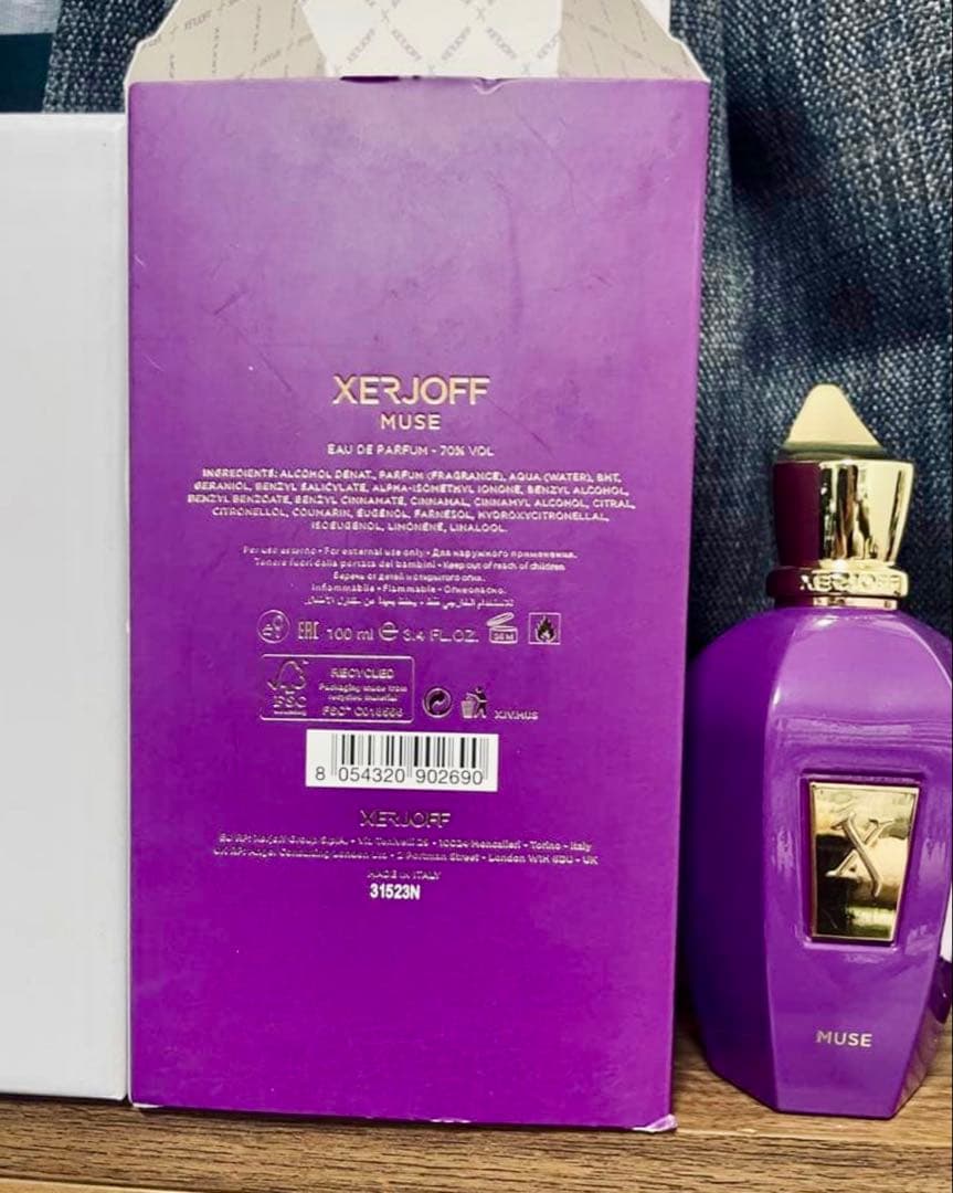 XERJOFF MUSE オードパルファム 100ML