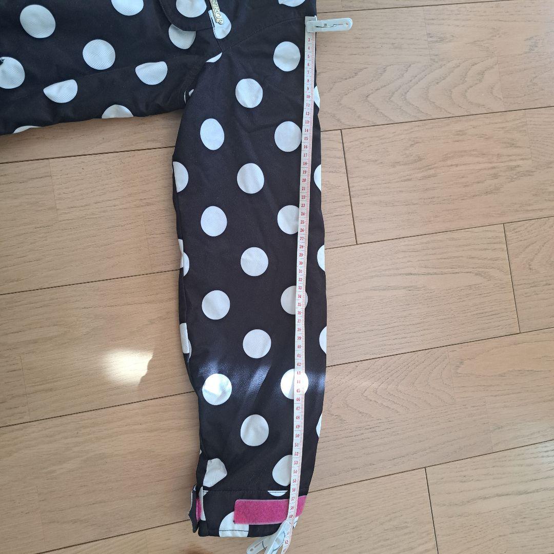 ★M★SiROP★スノーボードウェア★上下セット★黒×ピンク★水玉★レディース★