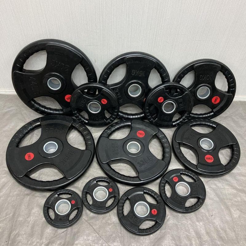 ★17.5kgセット 1.25 2.5 5kg各2枚 計6枚 バーベルプレート