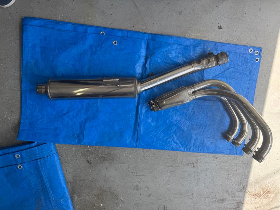 スズキ　イナズマ400純正エキパイマフラー美品
