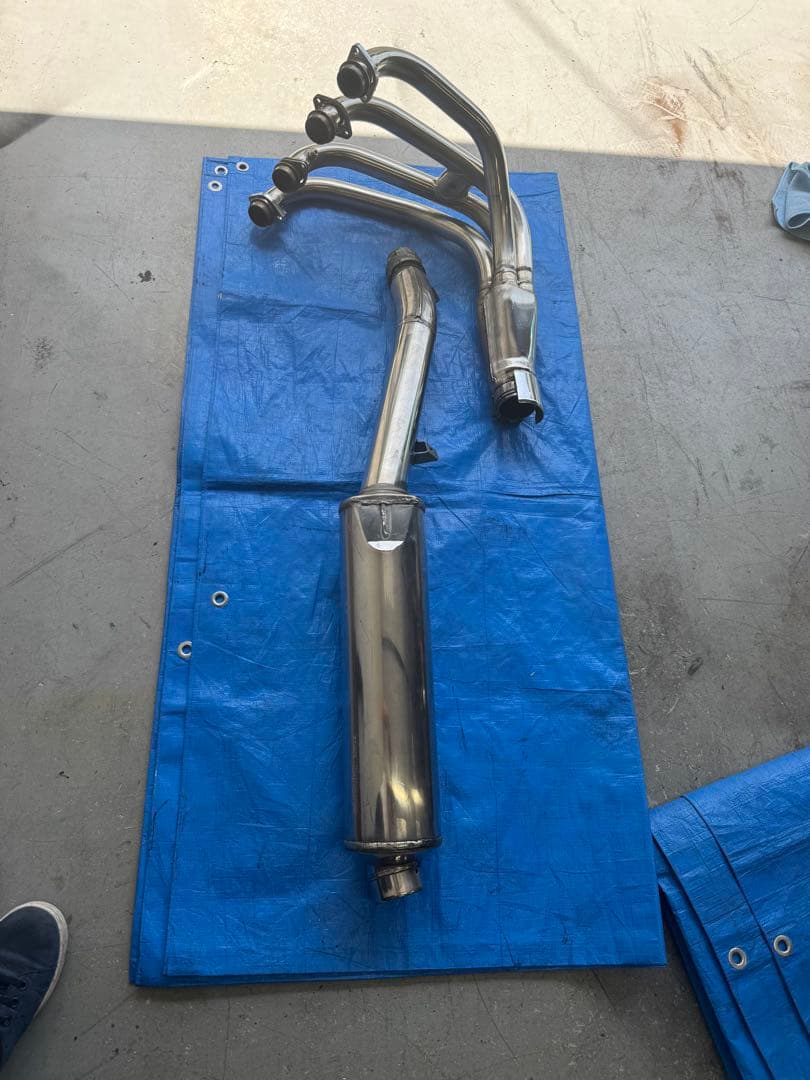 スズキ　イナズマ400純正エキパイマフラー美品