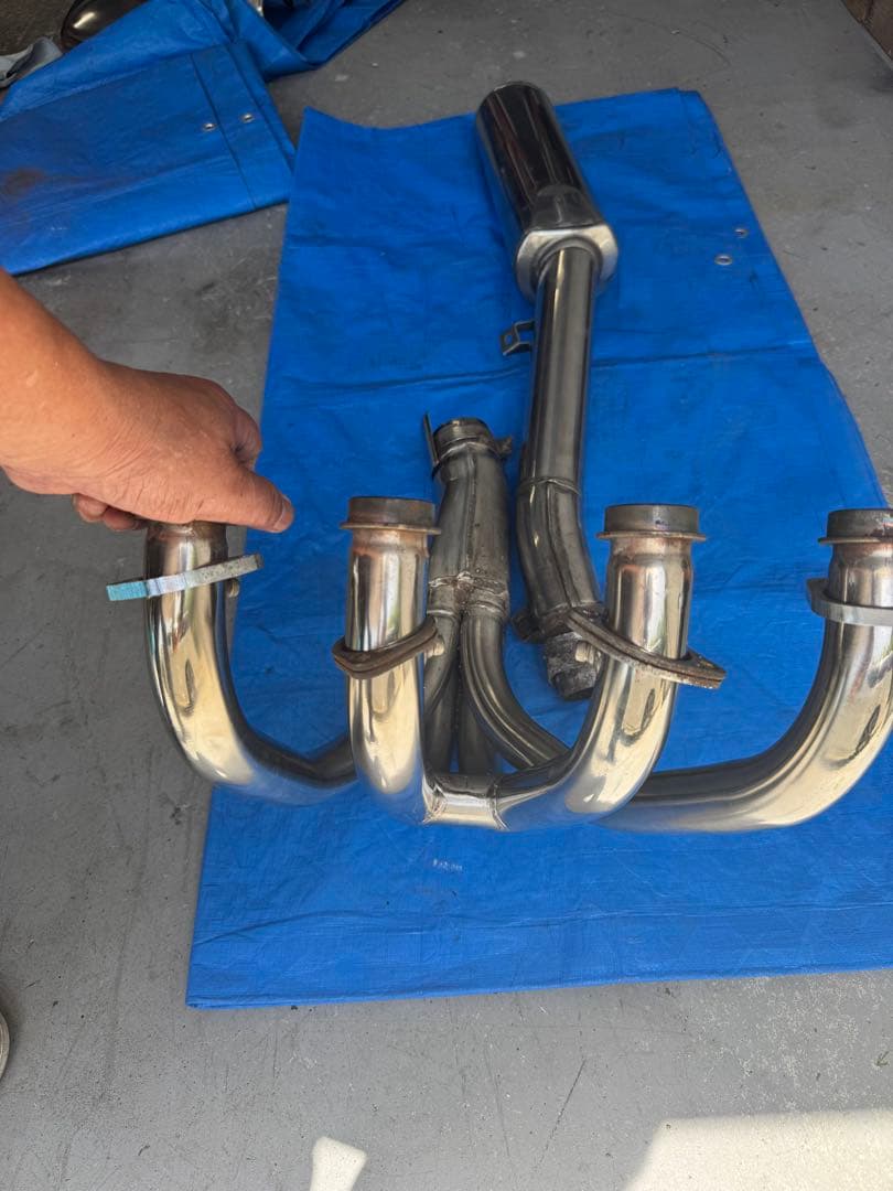 スズキ　イナズマ400純正エキパイマフラー美品