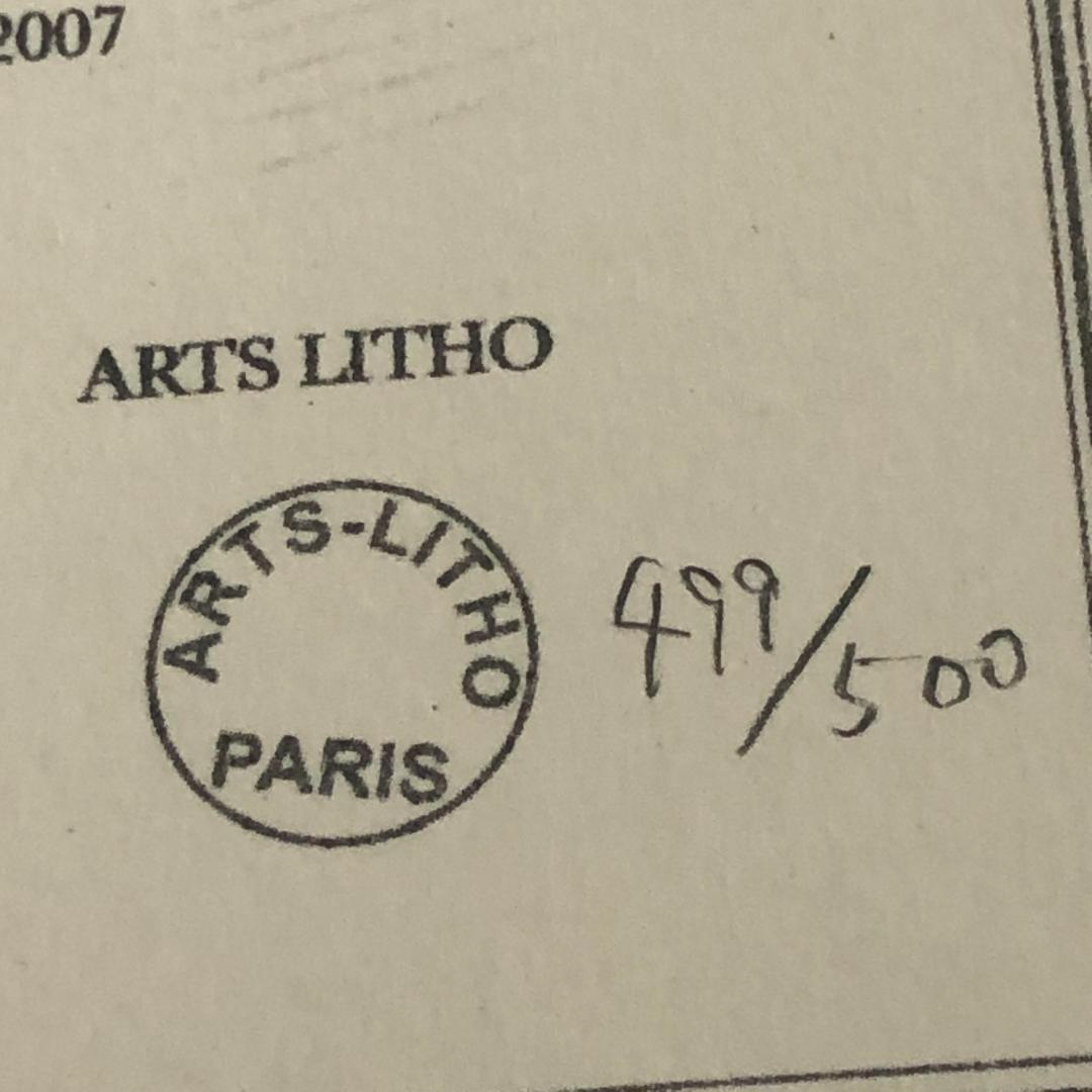 クロード・モネ　睡蓮　リトグラフ　版画【新品】500部限定　ジクレー　額装　額入