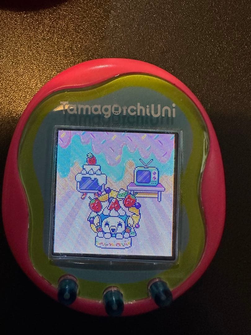 たまごっちuni ピンク　本体　カバー　ベルト　USBケーブルセット