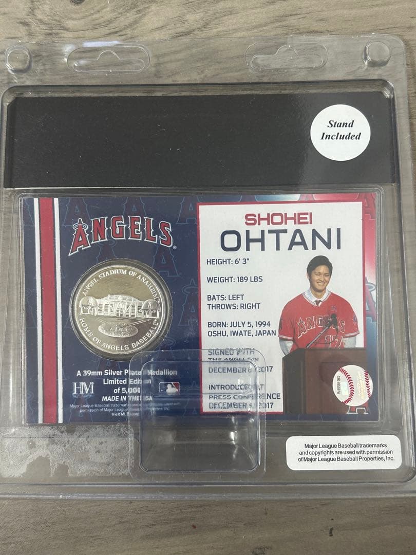 大谷翔平 MLB シルバー 3点セット