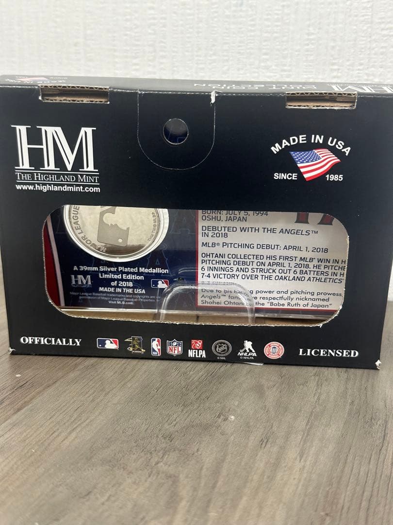 大谷翔平 MLB シルバー 3点セット