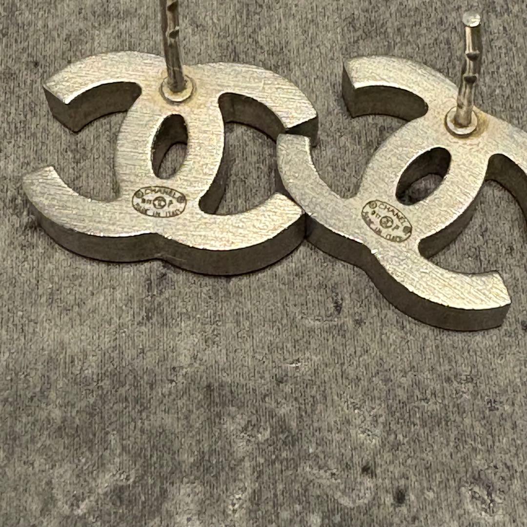シャネル ピアス ココマーク スクエアストーン マメあり CHANEL