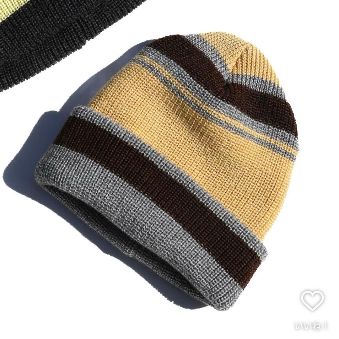 帽子 NOROLL CONFECTION BEANIE CREAM YELLOW