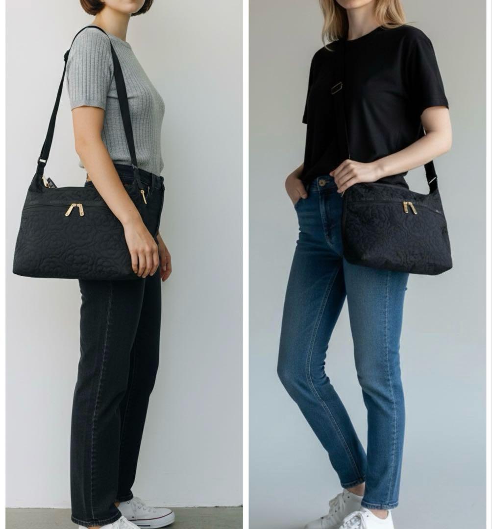 未使用 【LeSportsac 】ラージホーボ　ショルダー　パフィーブロッサムズ