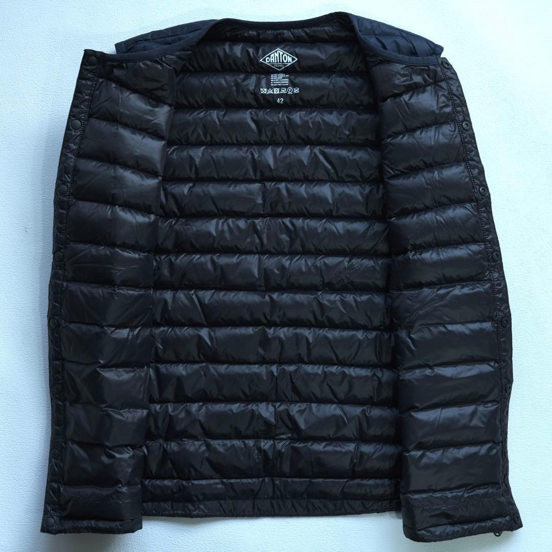 【DANTON】Men’s Crewneck Inner Down Vest