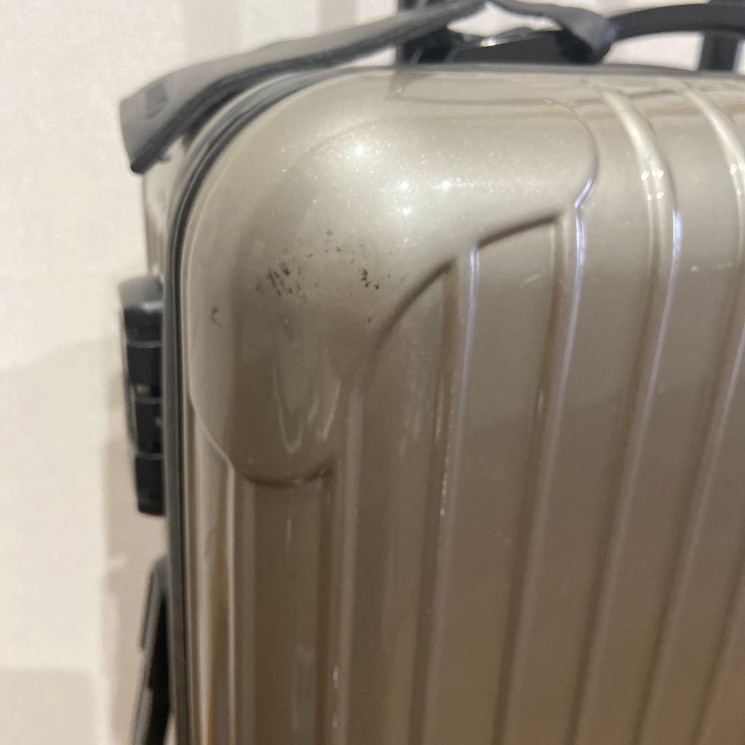 【美品】RIMOWA シャンパンゴールド　サルサ　スーツケース35L 2輪