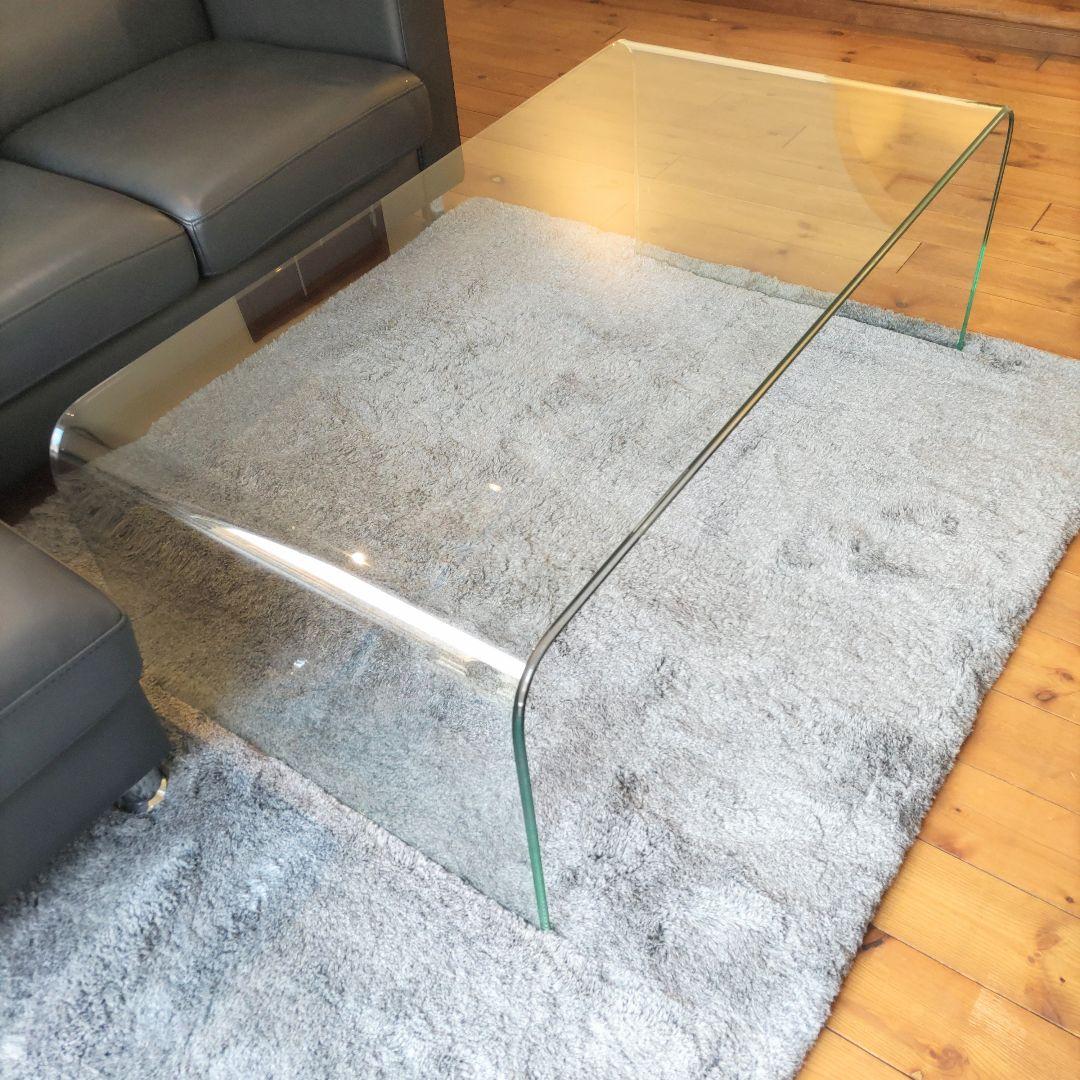 大塚家具 ガラス コーヒーテーブル ローテーブル