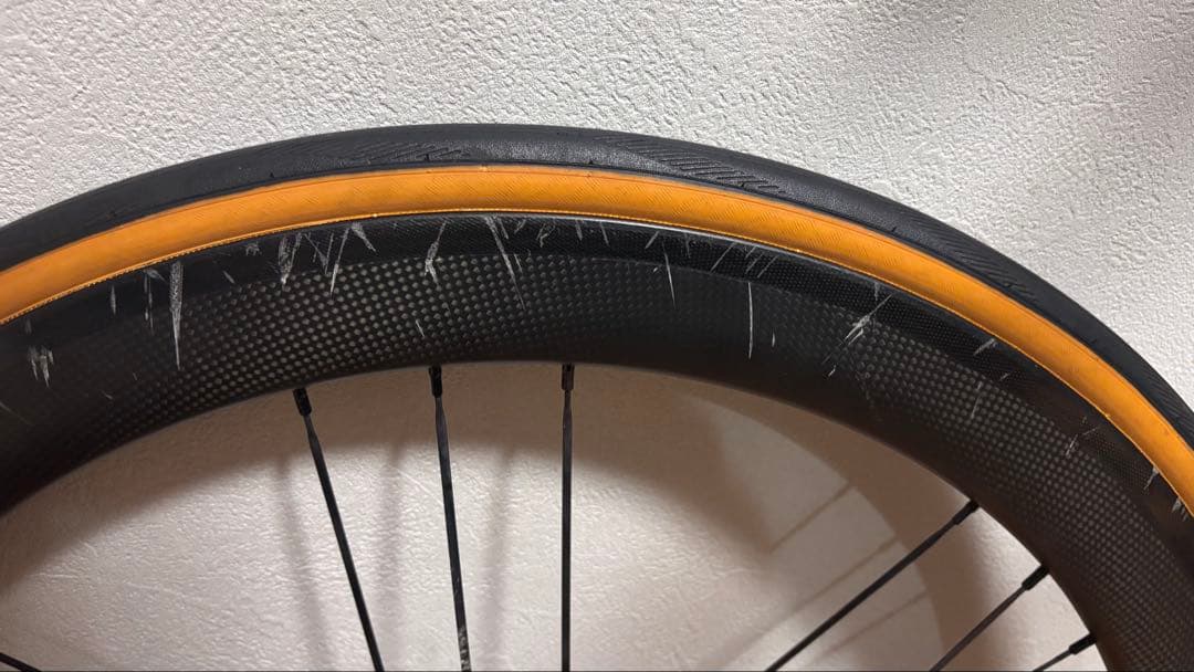 中華カーボンホイール　ジャンク　説明文は必ずお読みください。