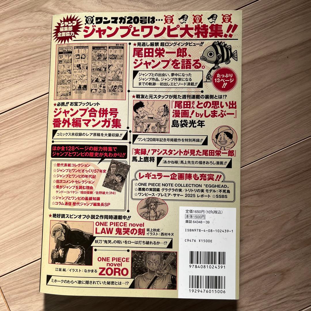 ワンピースマガジン 20号付録 モンキー・D・ルフィ