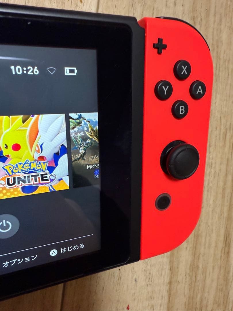 Nintendo Switch 本体 青/赤 充電器付き